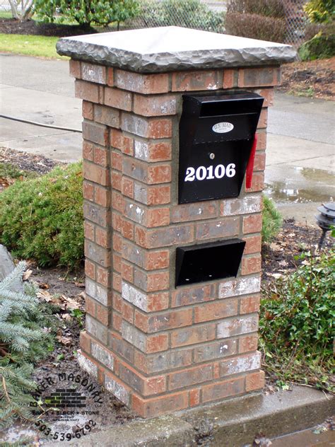 masonry mailboxes with post boxes